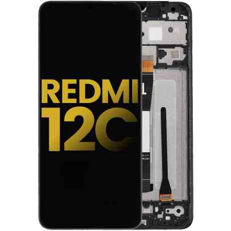 DISPLAY XIAOMI REDMI 12C COM CHASSIS ORIGINAL