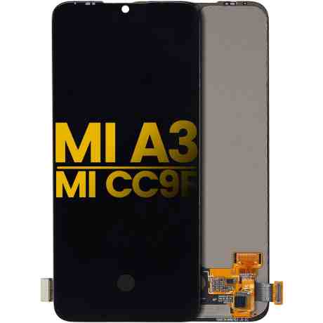 DISPLAY Xiaomi Mi A3 PRETO (In-cell) – SEM IMPRESSÃO DIGITAL