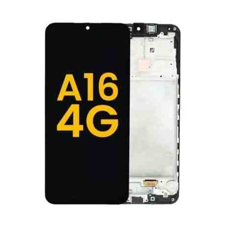 DISPLAY Incell Galaxy A16 4G A165F FRAME PRETO