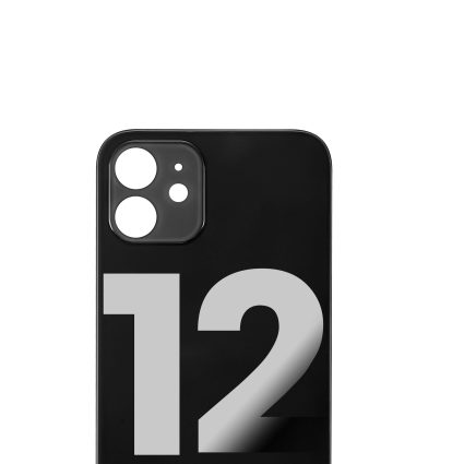 TAMPA TRASEIRA IPHONE 12 PRETO (PREMIUM)