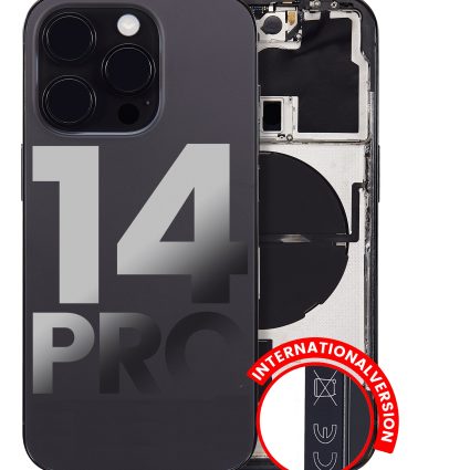 TAMPA TRASEIRA IPHONE 14 PRO PRETO (PREMIUM)