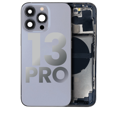 TAMPA TRASEIRA IPHONE 13 PRO AZUL (PREMIUM)