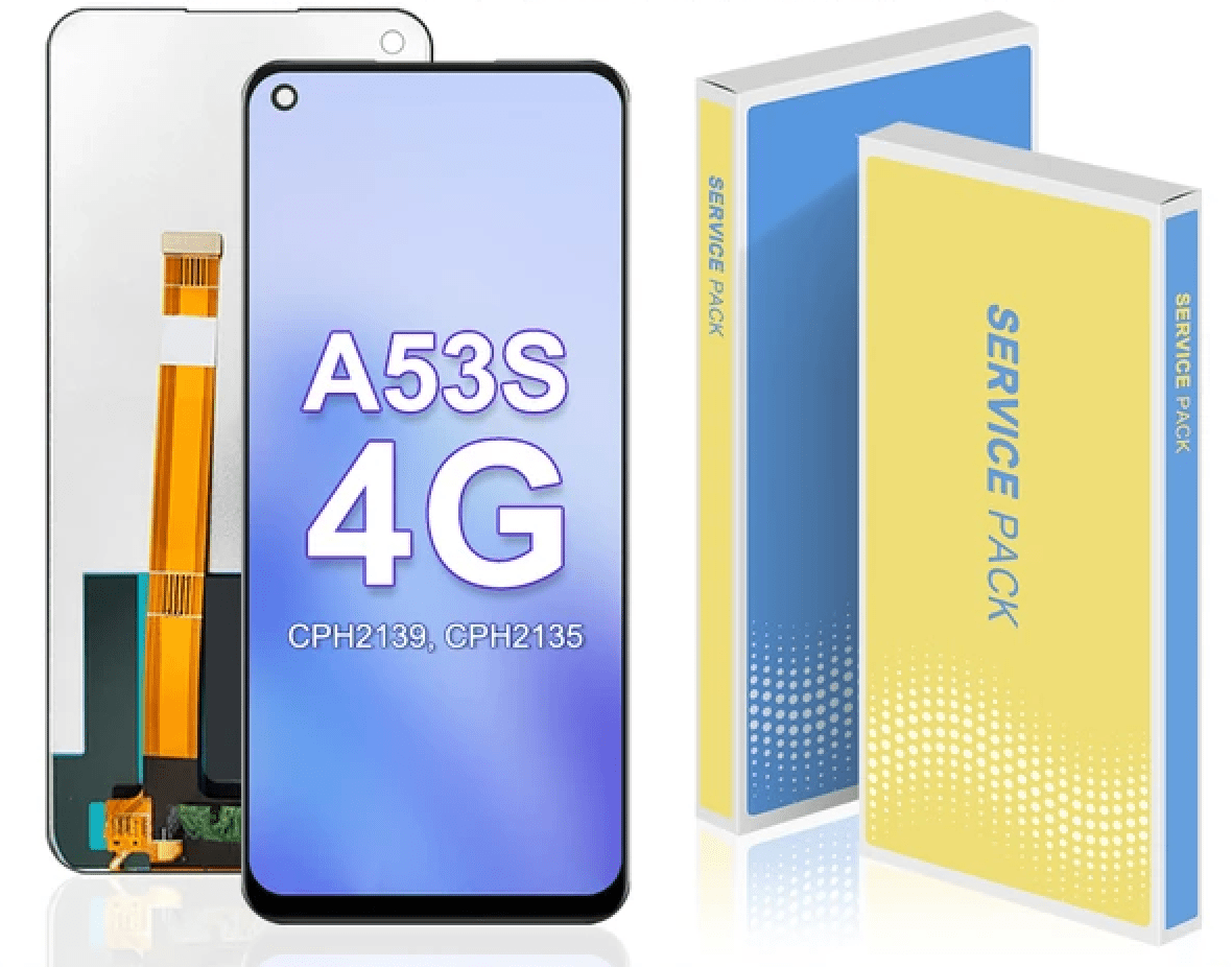 DISPLAY OPPO A53 & A53s & A32 & A33 & A11s 4G 2020 Original S/FRAME