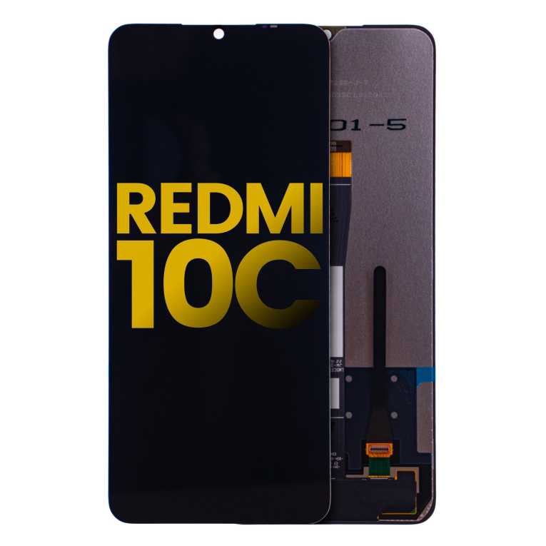 Xiaomi-Redmi-10C-LCD-Display-Assembly-Without-Frame-Black-MY-okpc