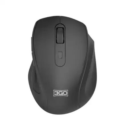 3GO Taxi Wireless Mouse 1600dpi - 5 botões - Uso destro - Cor preta