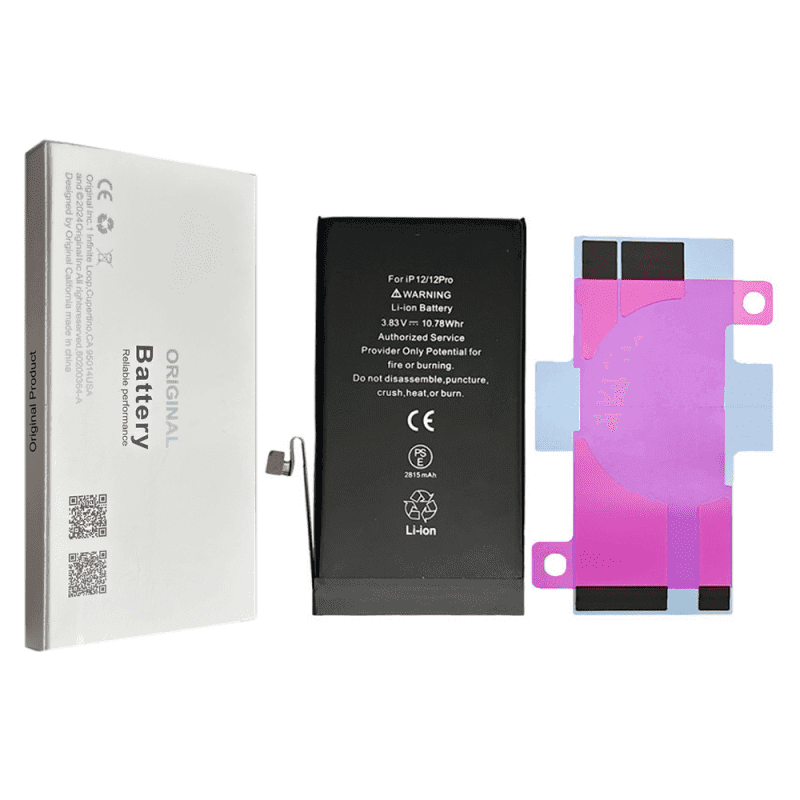 Bateria IPHONE 12/12 Pro (OEM) Instalação direta – SEM POP-UP / SAÚDE 100%