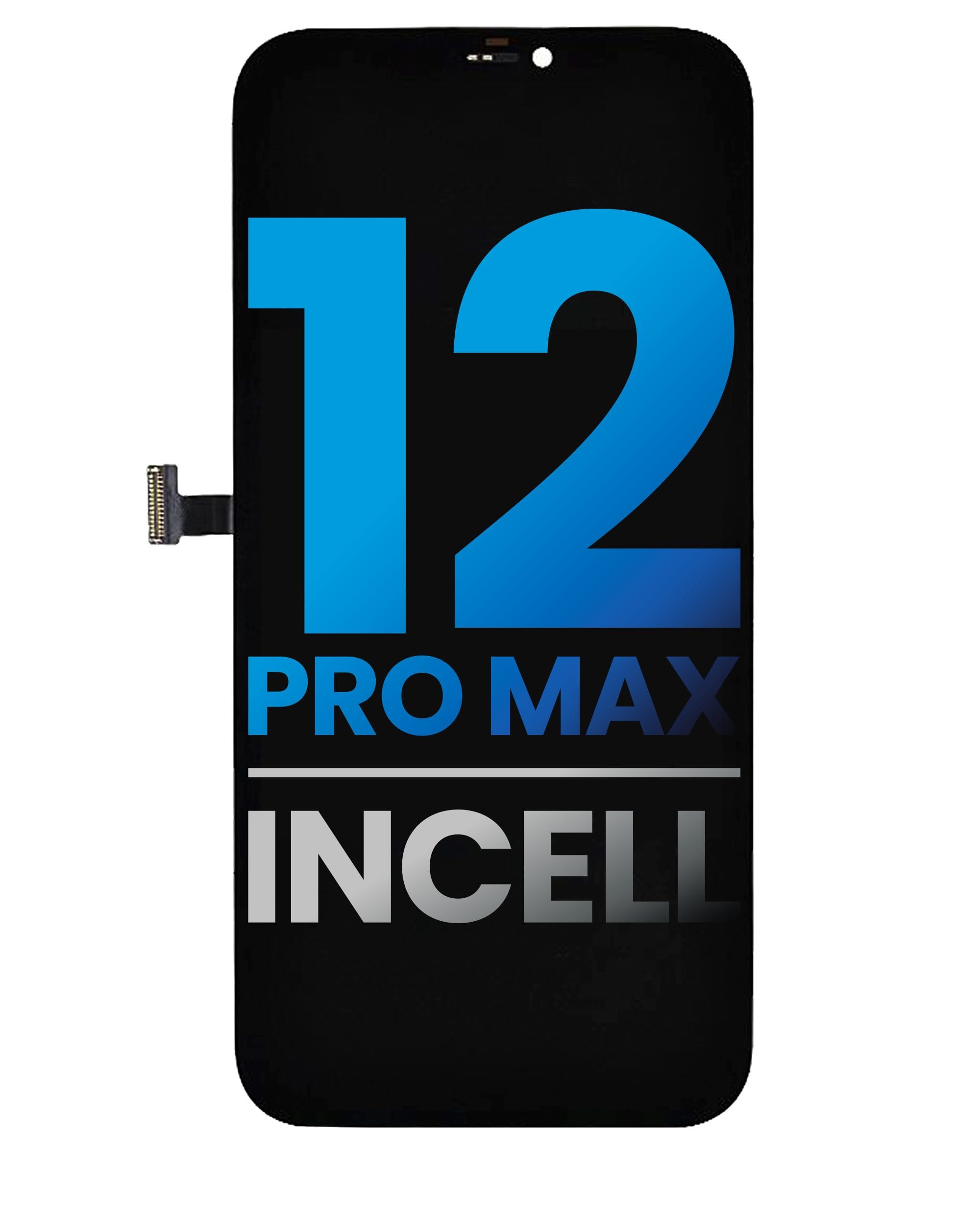 DISPLAY IPHONE 12 PRO MAX FHD1080p INCELL S/ MENSAGEM DE PEÇA DESCONHECIDA