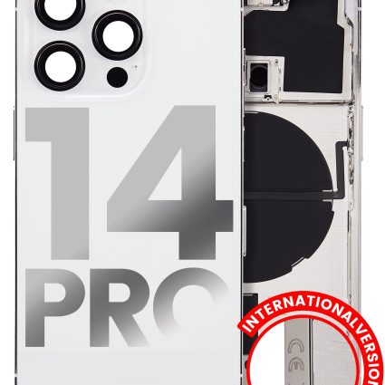 TAMPA TRASEIRA IPHONE 14 PRO  BRANCO (PREMIUM)