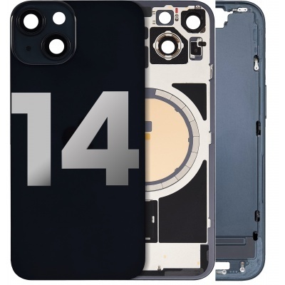 TAMPA TRASEIRA IPHONE 14 PRETO (PREMIUM)