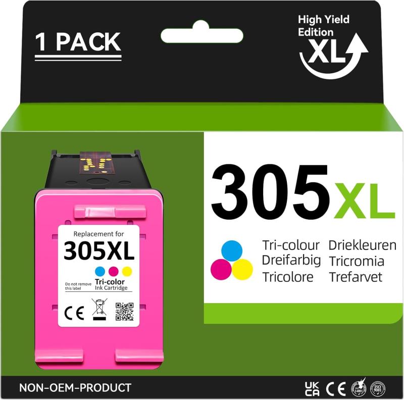 Tinteiro Compatível HP 305XL Cores