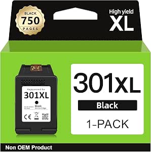 Tinteiro Compatível HP 301XL Preto