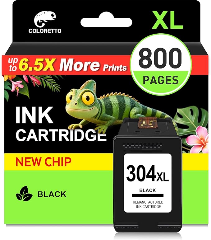 Tinteiro Compatível HP 304XL Preto
